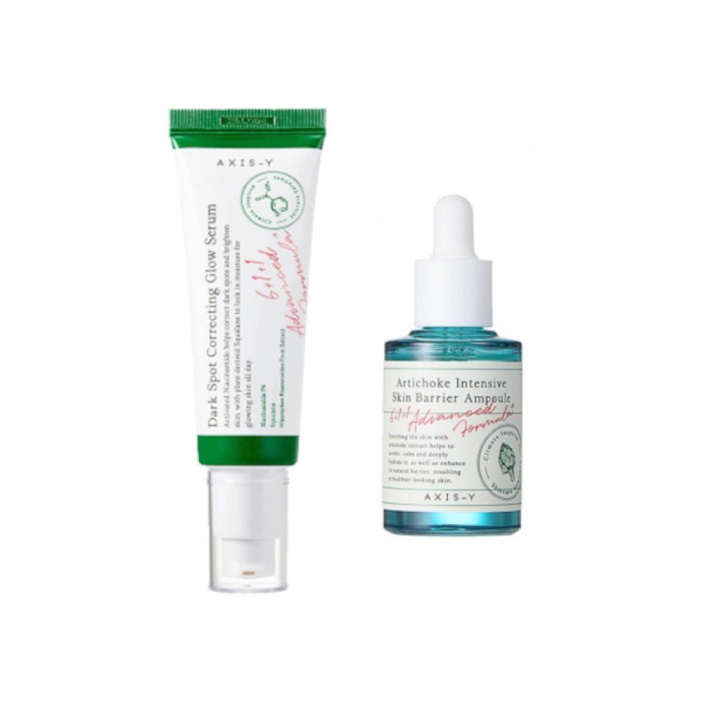 AXIS-Y Artichoke Intensive Skin Barrier Ampoule X Dark Spot Correcting Glow Serum