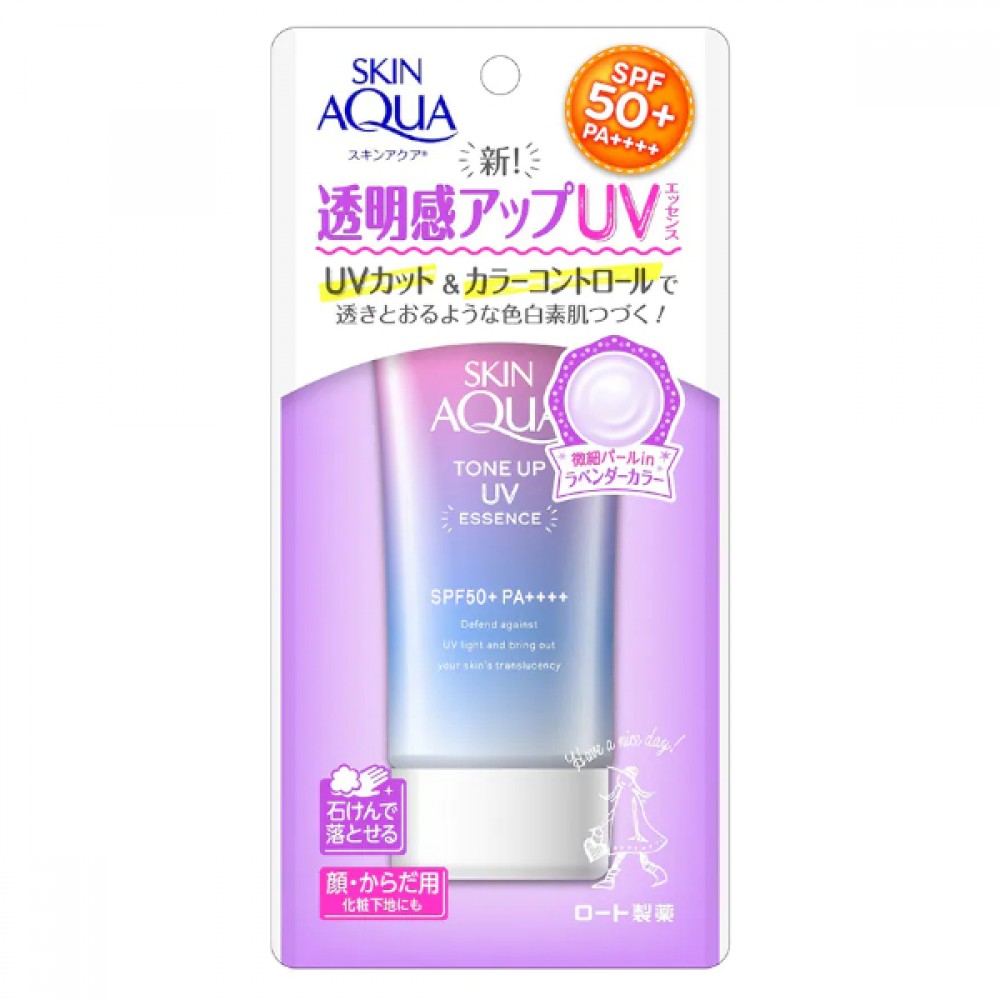 Rohto Mentholatum - Skin Aqua Tone Up UV Essence SPF50+ PA++++ - 80g