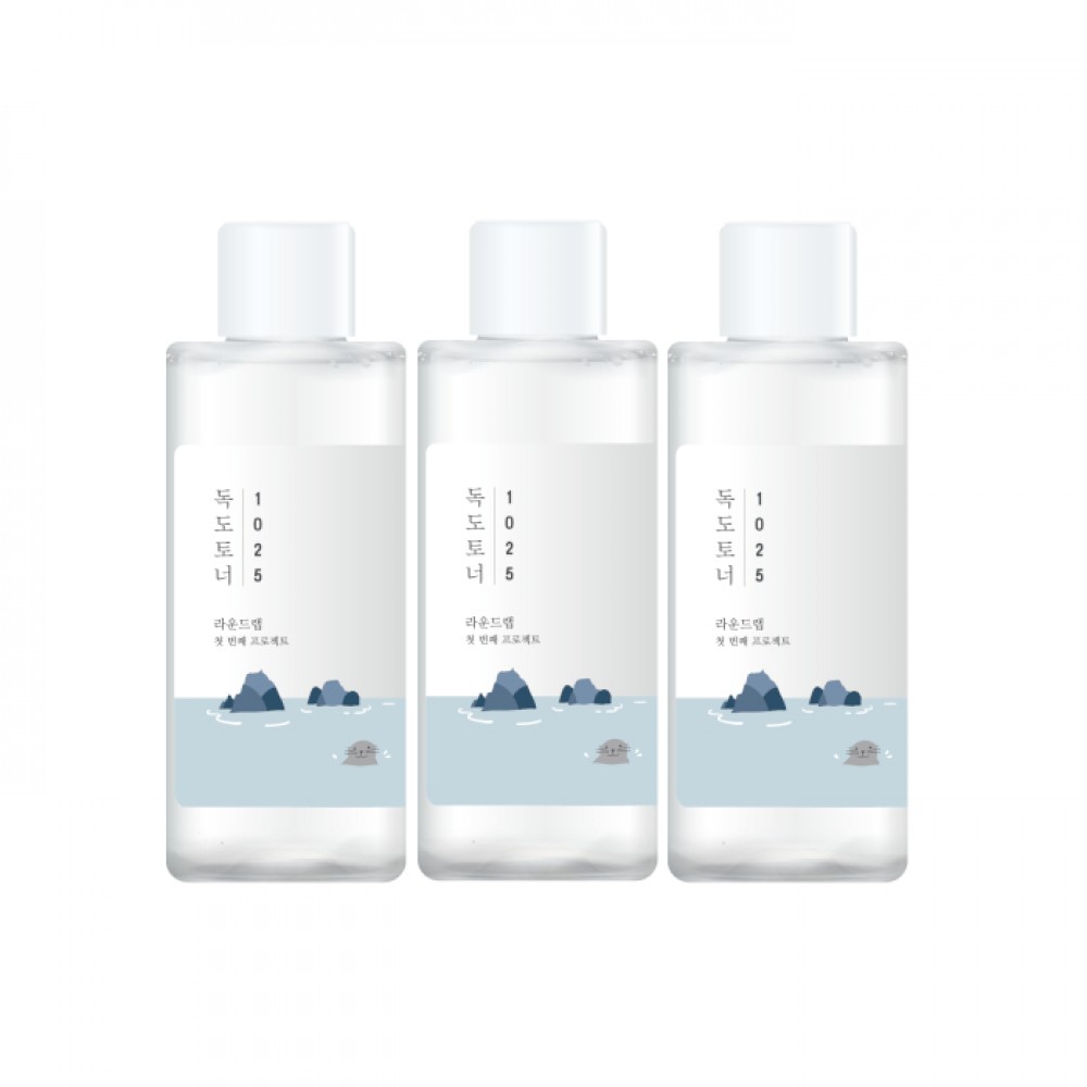Round Lab - 1025 Dokdo Toner - 100ml (3ea) Set