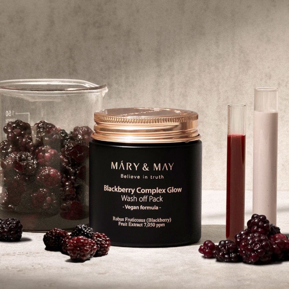 Mary&May - Blackberry Complex Glow Wash Off Pack - 125g