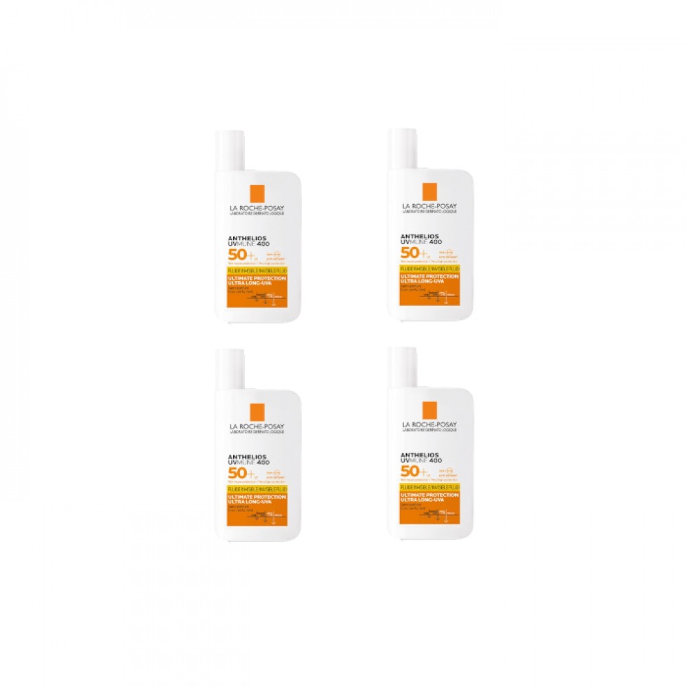 La Roche Posay Anthelios UVmune 400 Invisible Fluid SPF50+ - 50ml (4ea) set
