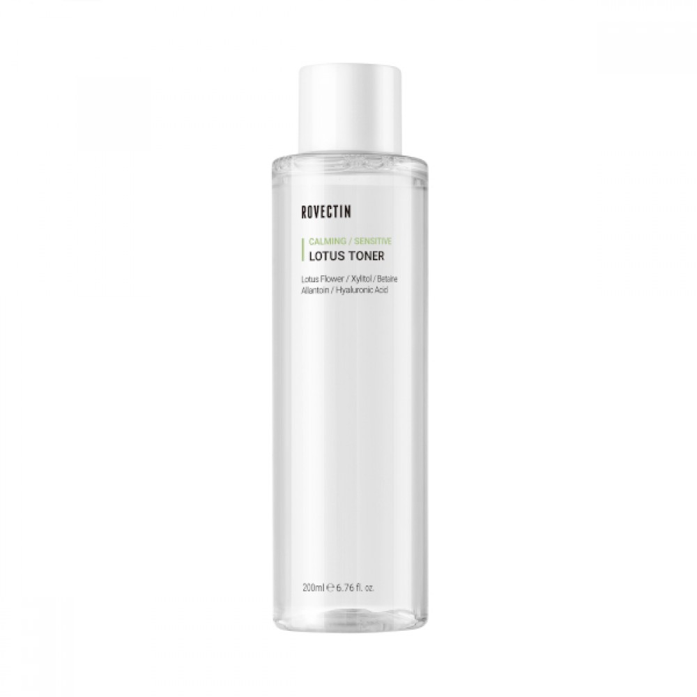 ROVECTIN - Calming Lotus Toner (New Verison of Clean Lotus Water Calming Toner) - 200ml
