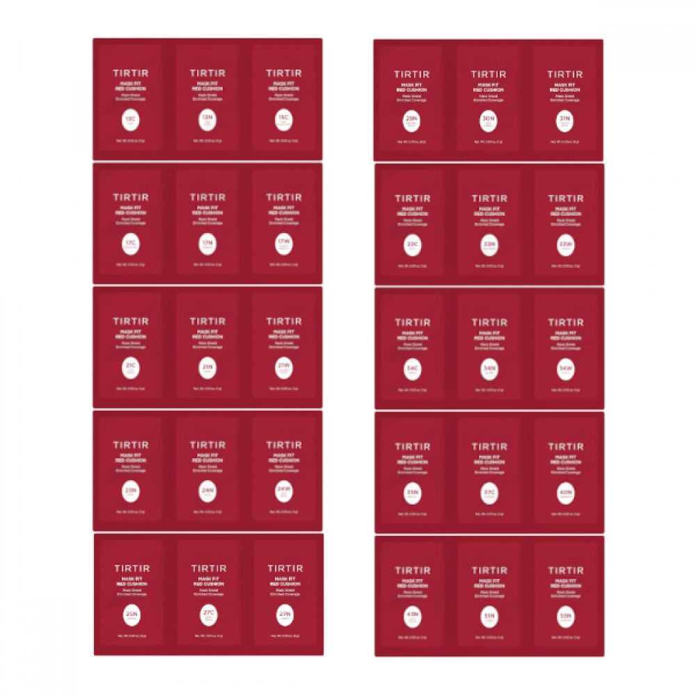 TirTir - Mask Fit Red Cushion 6 Shade Trial Kit - 1g*6ea