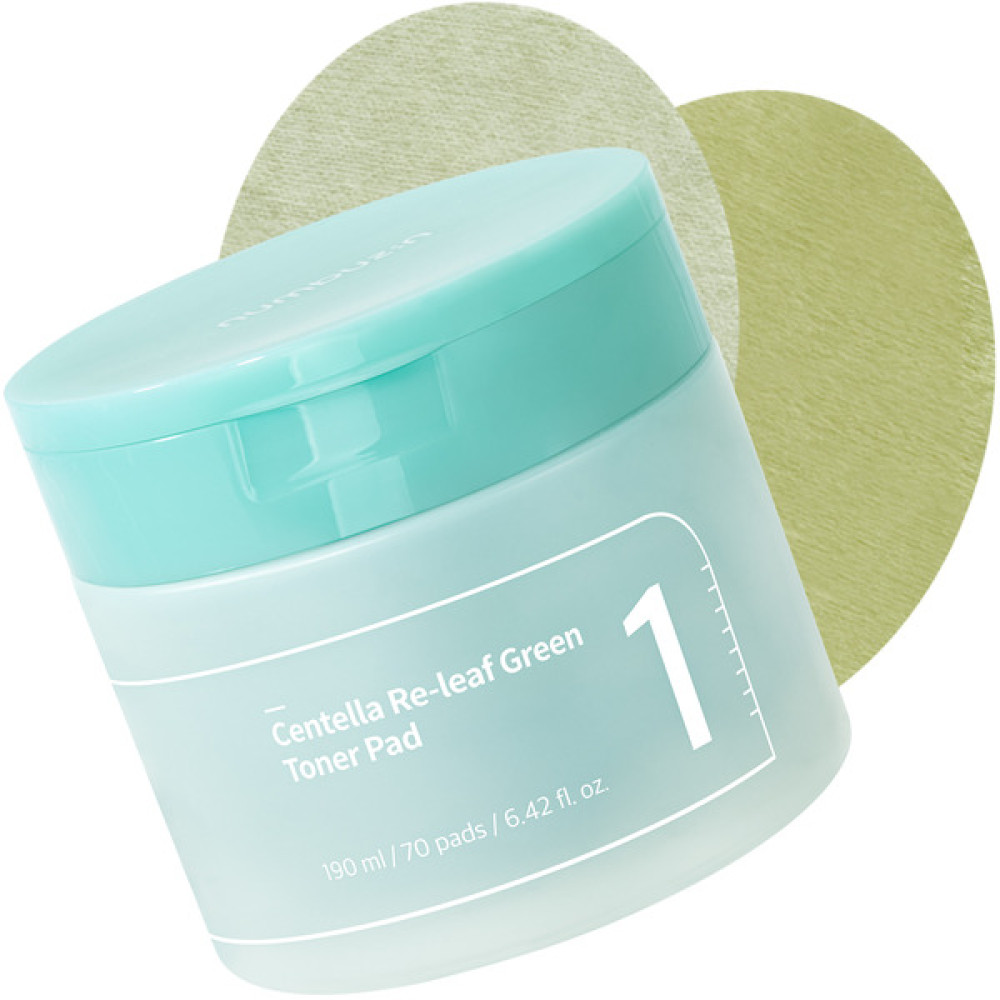 numbuzin - No.1 Centella Re-Leaf Green Toner Pad - 190ml/70pads
