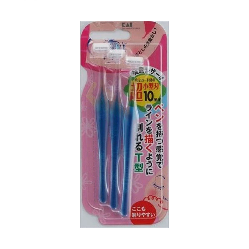KAI - Petite Eyebrow Razor Type-T - 3 pcs