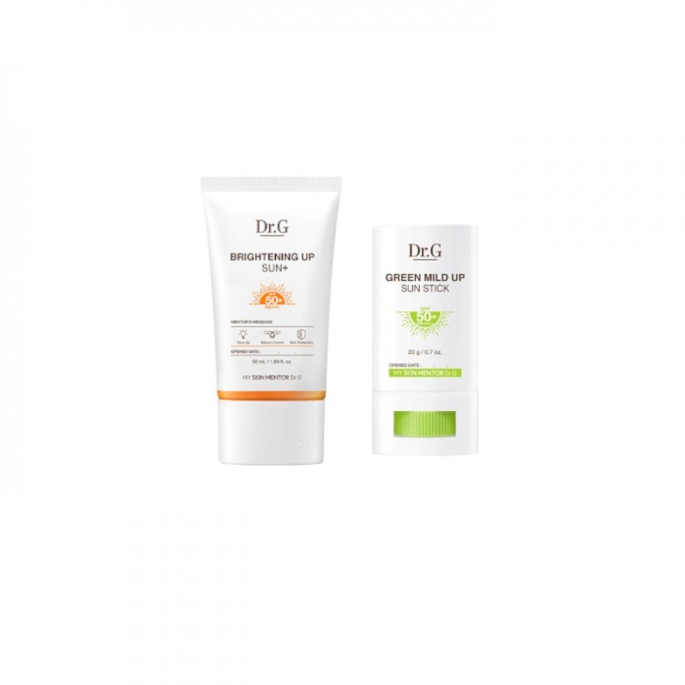 Dr.G Green Mild Up Sun Stick SPF50+ PA++++ - 20g (1ea) + Brightening Up Sun+ SPF50+ PA+++ - 50ml (1ea) set