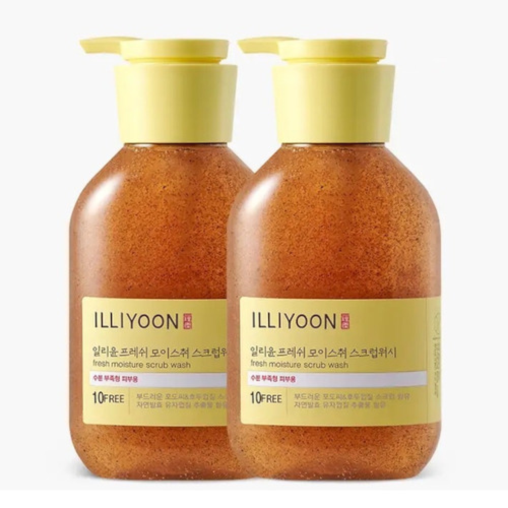 ILLIYOON - Fresh Moisture Scrub Wash Special Set - 400ml + 400ml