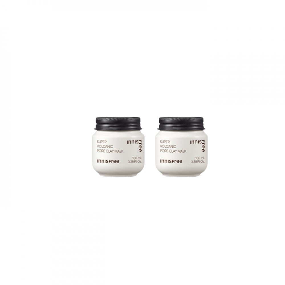 innisfree - Super Volcanic Pore Clay Mask - 100ml (2ea) Set