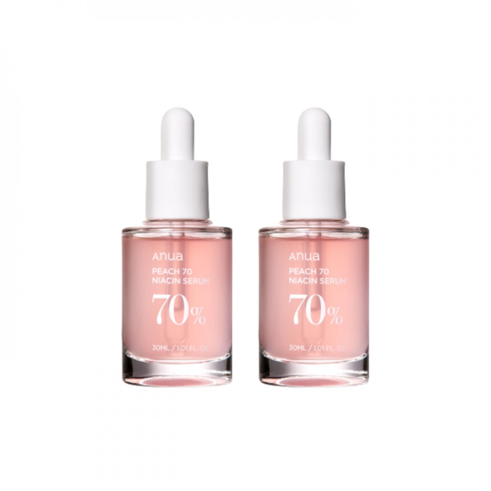 ANUA - Peach 70 Niacin Serum - 30ml (2ea) Set