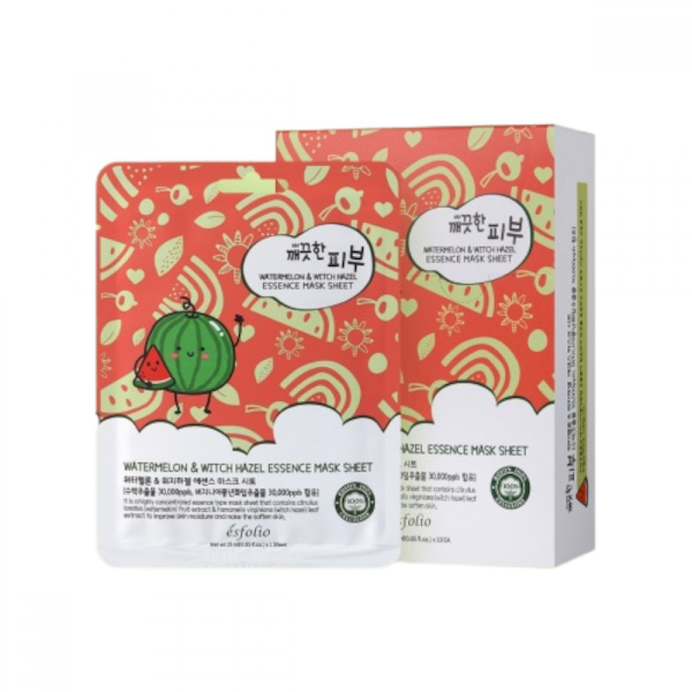 esfolio - Pure Skin Watermelon Essence Mask Sheet - 25ml *10pc