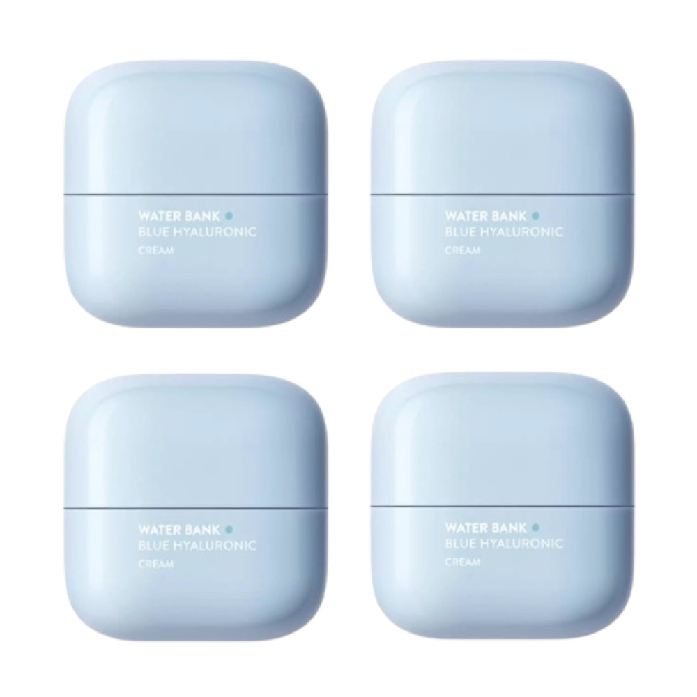 LANEIGE - Water Bank Blue Hyaluronic Moisture Cream - 50ml (4ea) Set
