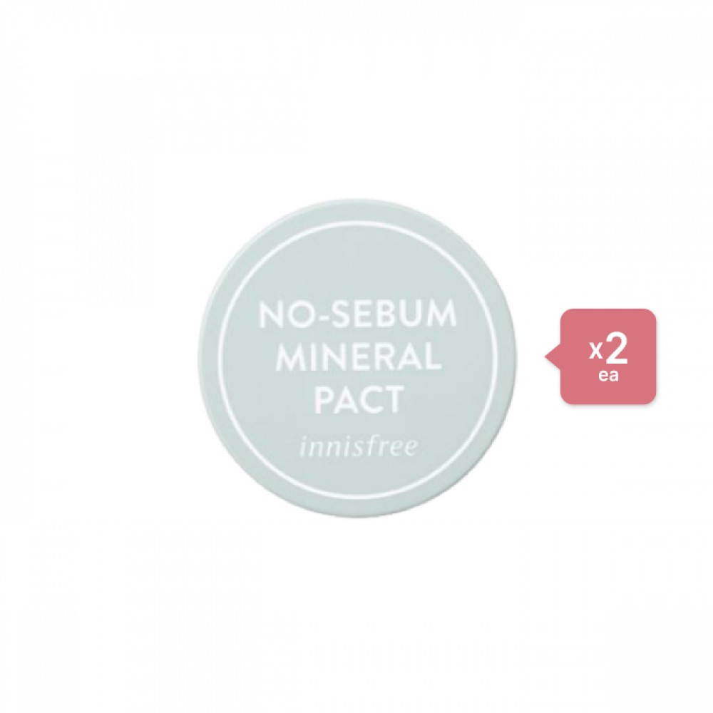 innisfree - No Sebum Mineral Pact (2ea) Set