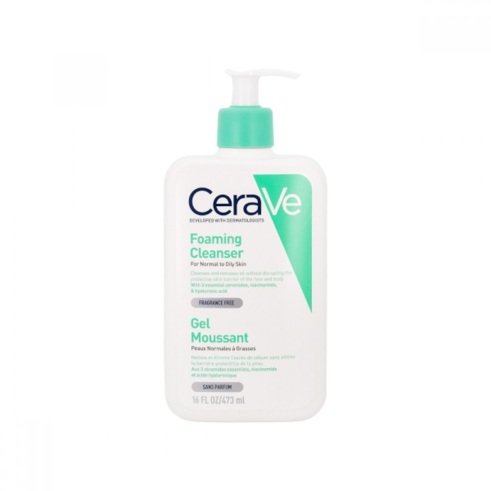 CeraVe - Foaming Cleanser For Normal To Oily Skin - 473ml