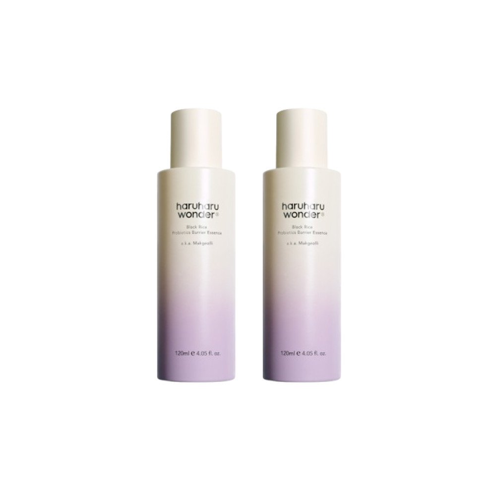 haruharu wonder - Black Rice Probiotics Barrier Essence (Milky Essence) - 120ml (2ea) Set