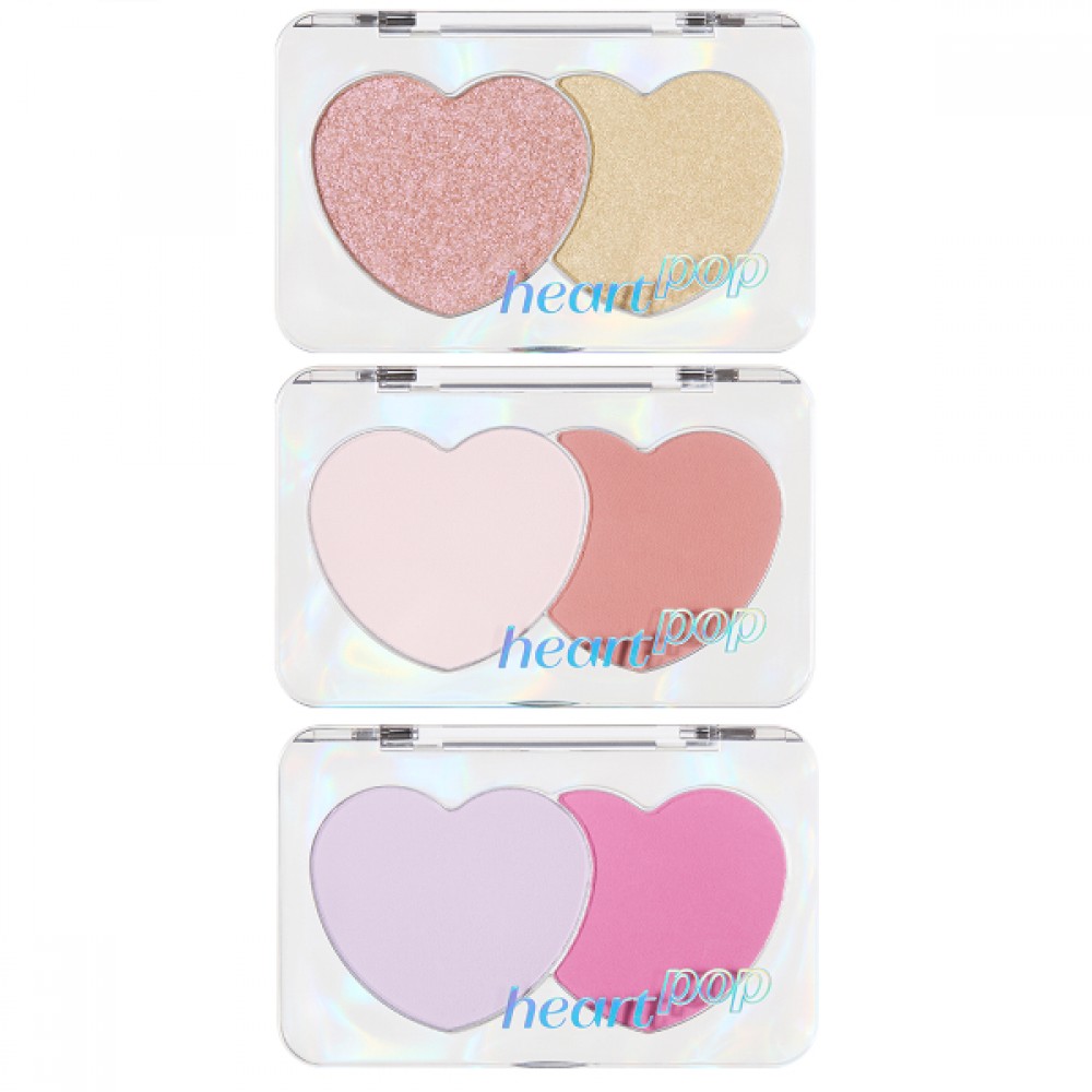Etude - Heart Pop Duo Blusher - 7.5g