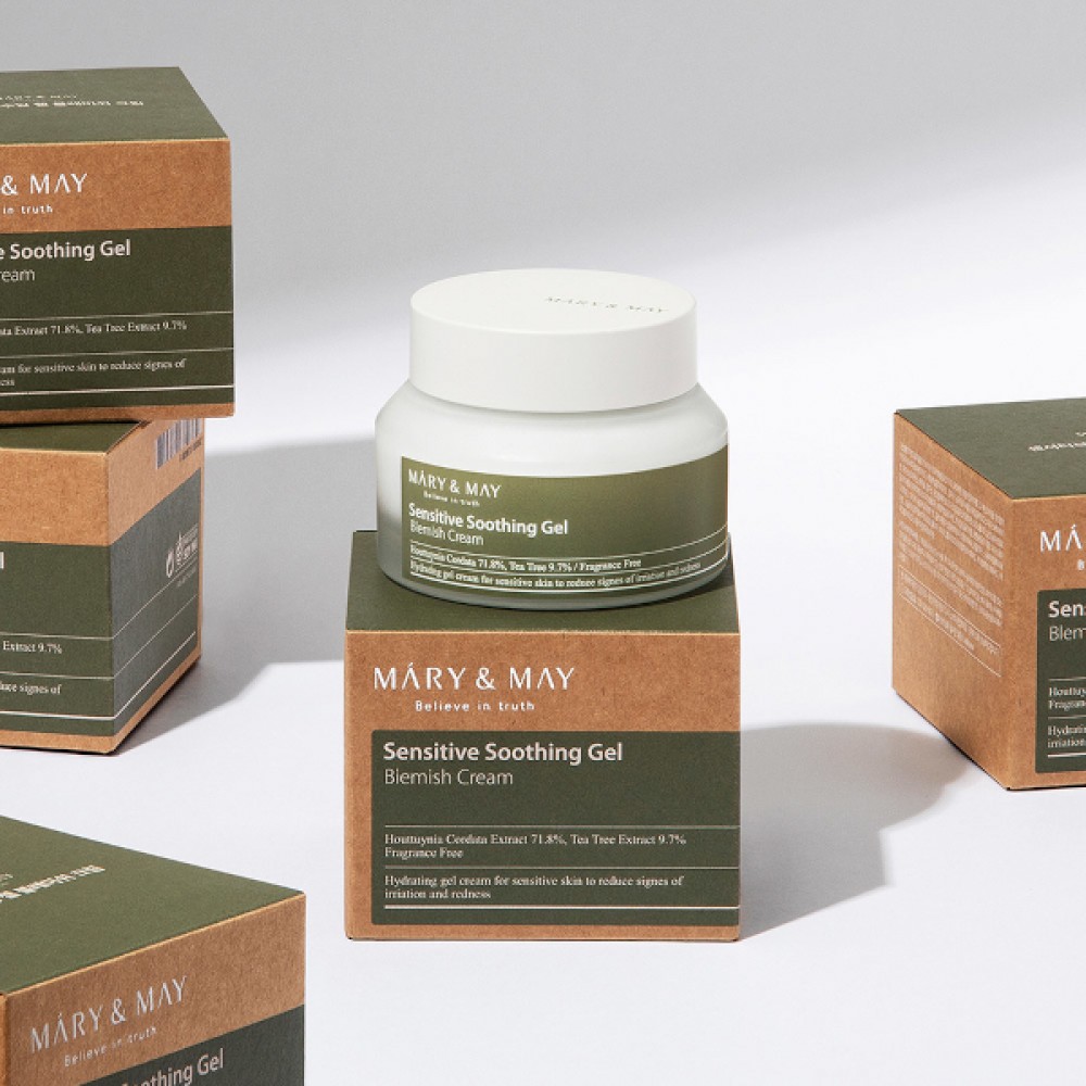 Mary&May - Sensitive Soothing Gel Blemish Cream - 70g