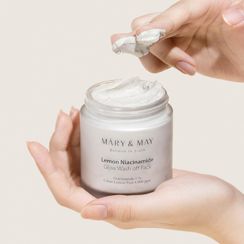 Mary&May - Lemon Niacinamide Glow Wash Off Pack - 125g
