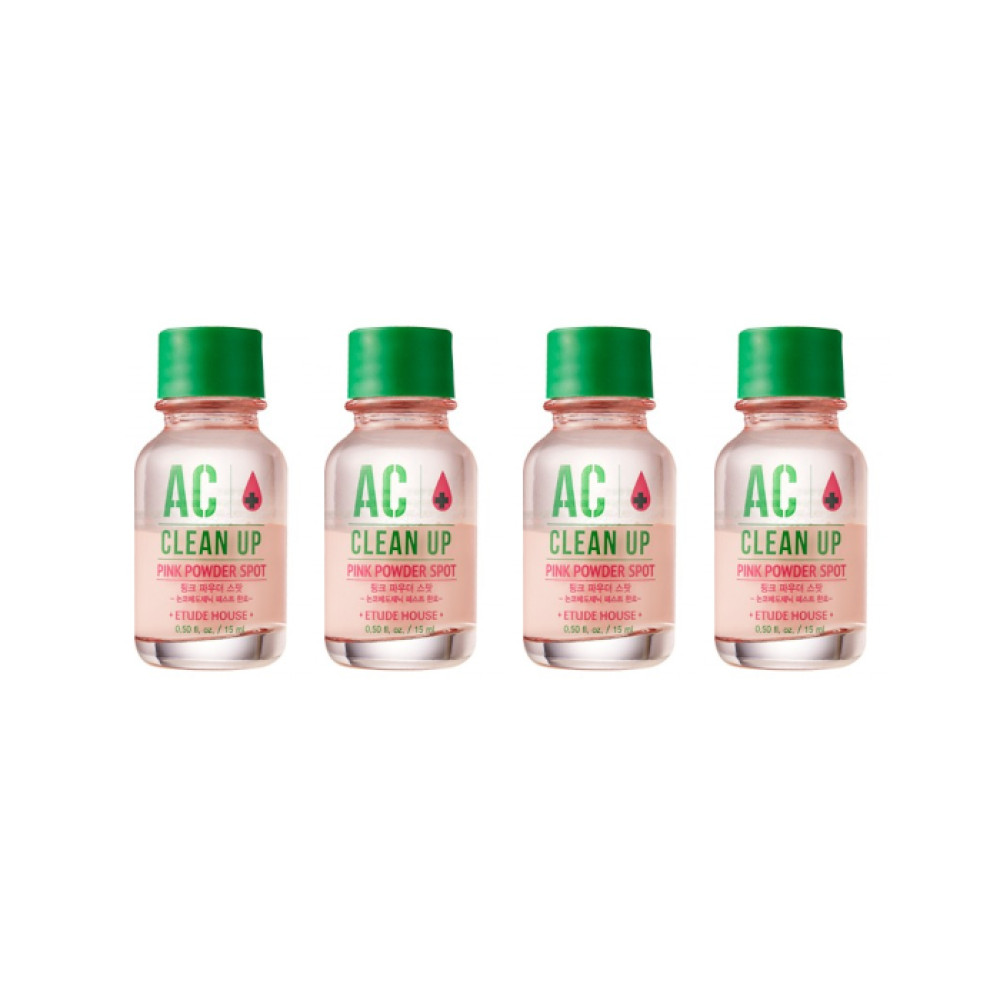 ETUDE - AC Clean Up Pink Powder Spot - 15ml (4ea) Set
