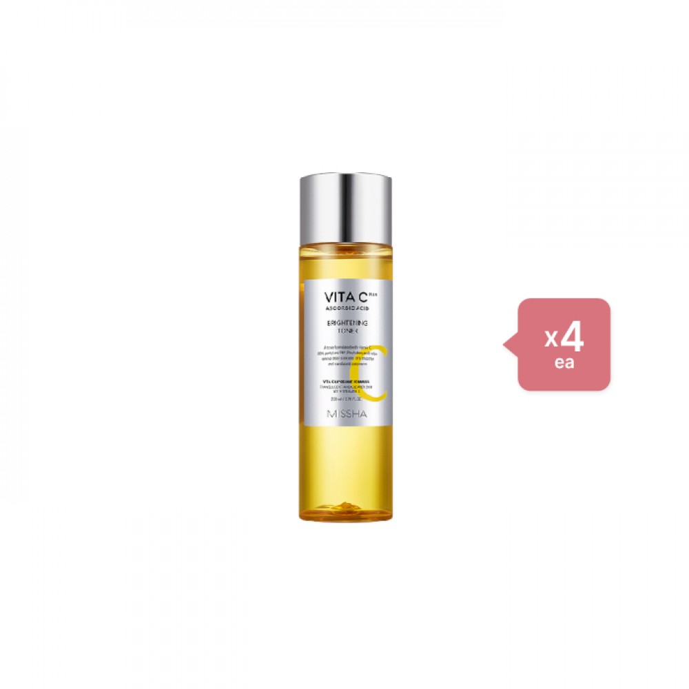 MISSHA - Vita C Plus Brightening Toner - 200ml (4ea) Set