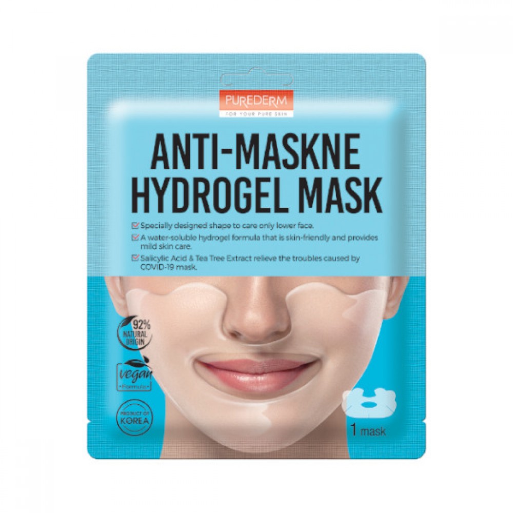 PUREDERM - Anti-Maskne Hydrogel Mask - 1pc