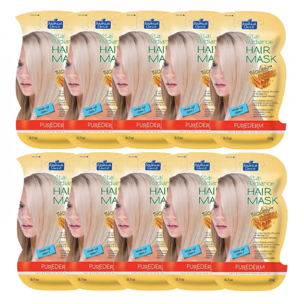 PUREDERM Vital Radiance Hair Mask (10ea) Set