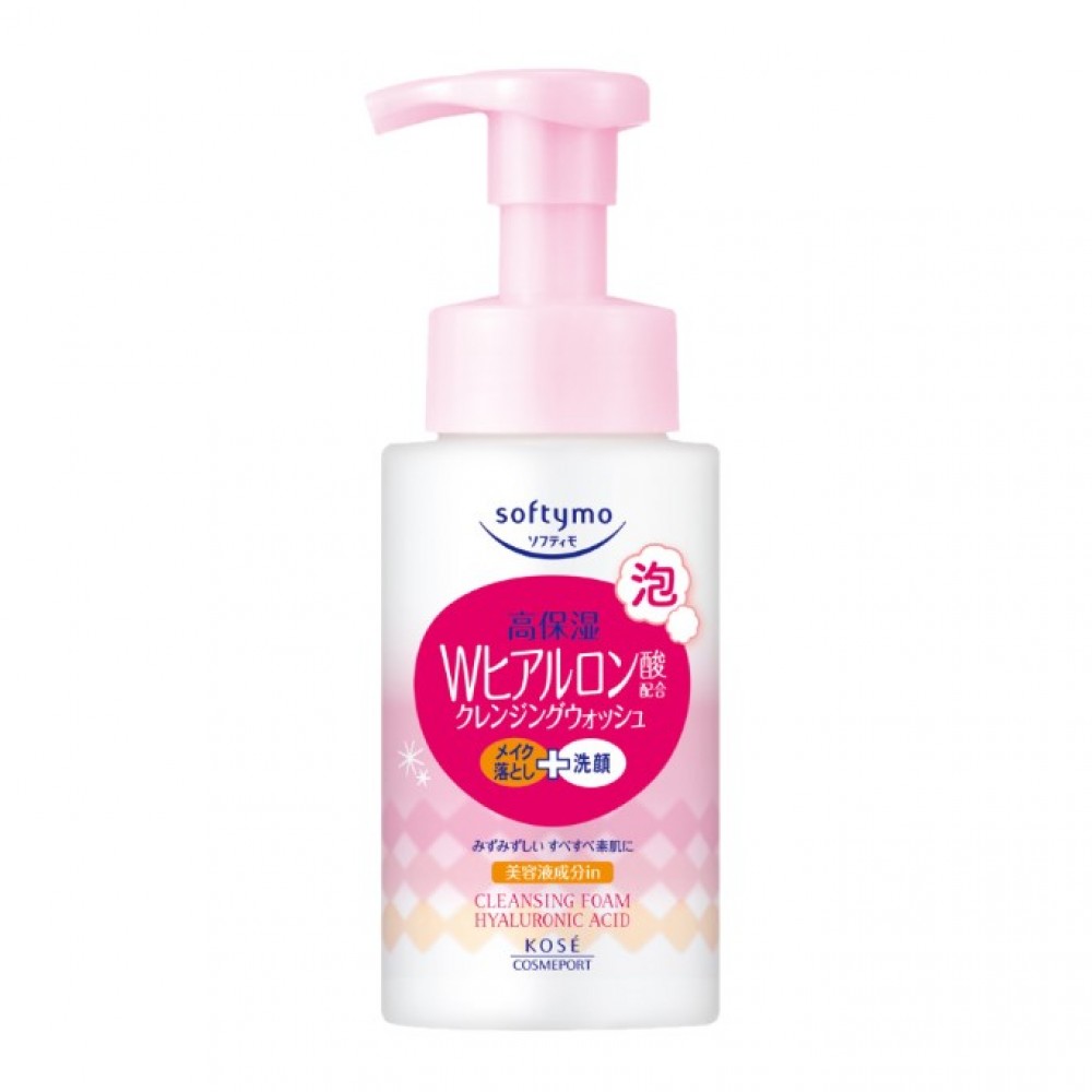 Kose - Softymo W Hyaluronic Acid Cleansing Foam - 200ml
