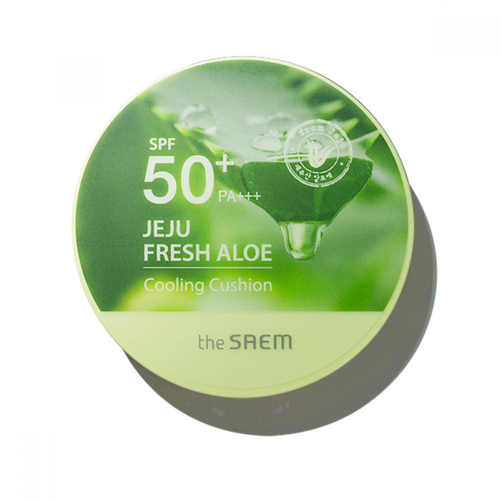 The Saem - Jeju Fresh Aloe Cooling Cushion SPF 50+ PA+++ - 12g