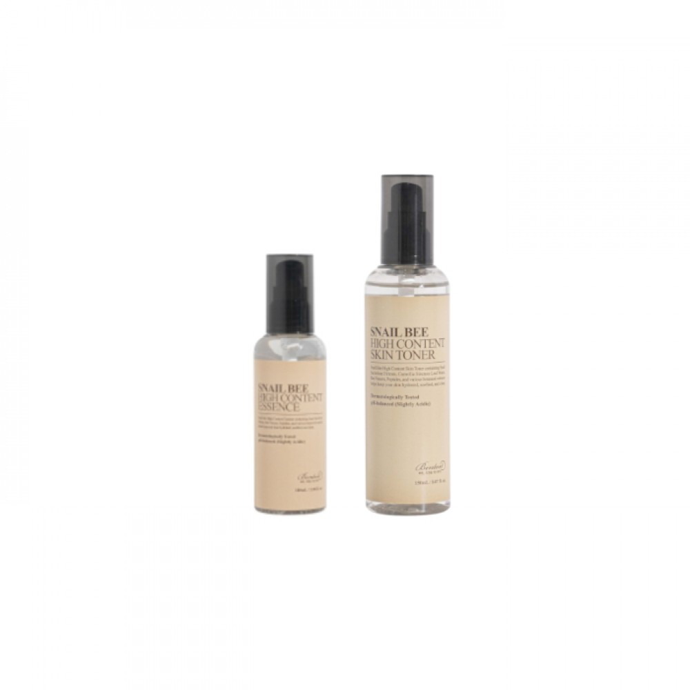 Benton - Snail Bee High Content Essence - 100ml (1ea) + Skin Toner - 150ml (1ea) Set
