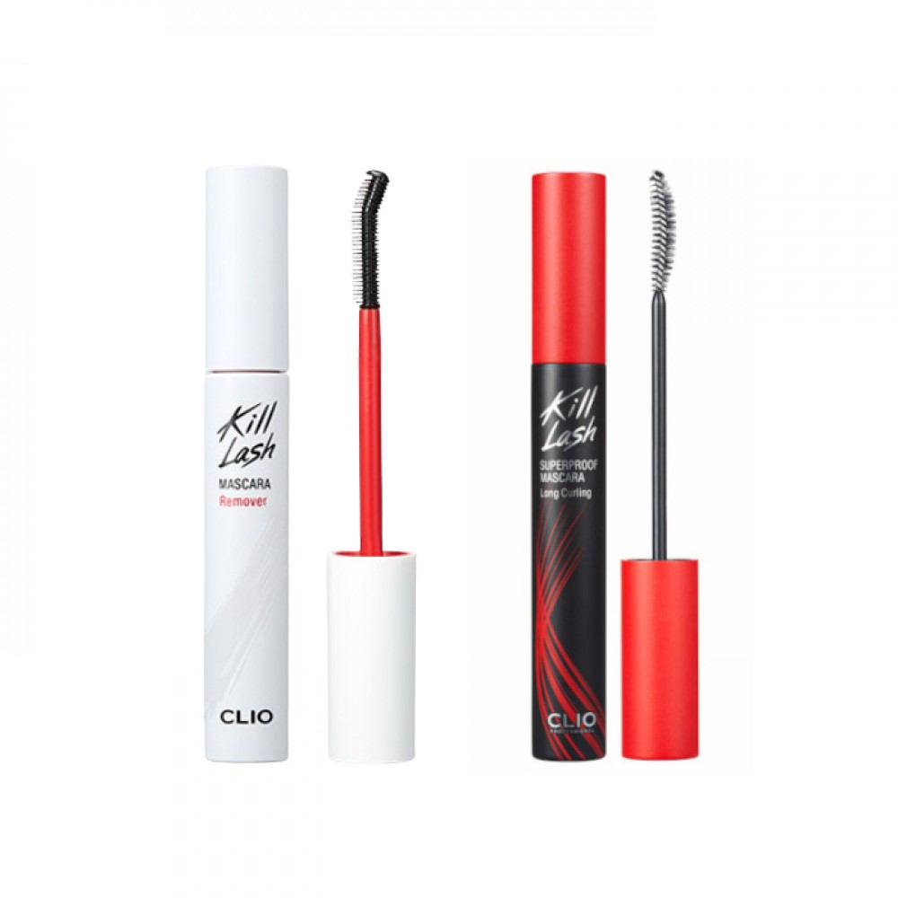 CLIO - Kill Lash Superproof Mascara 01 Long Curling + Remover Set