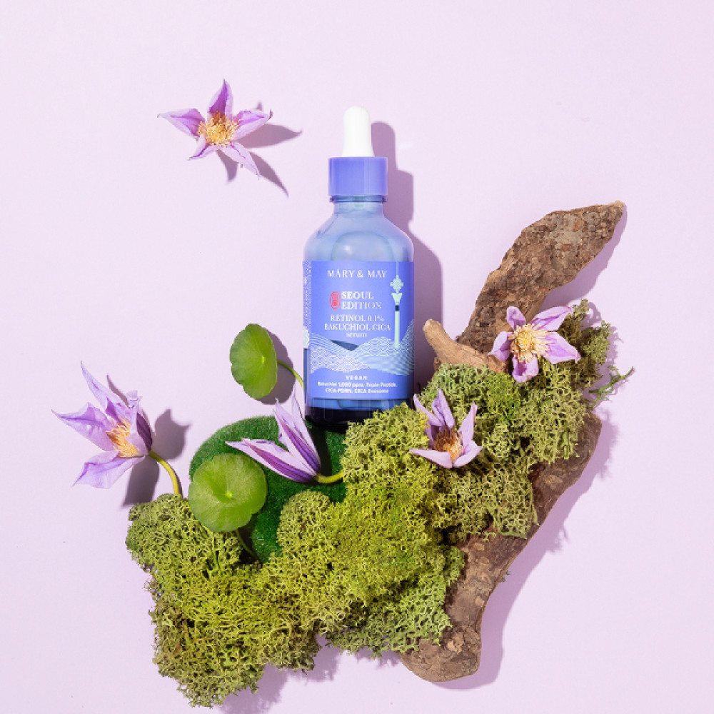 Mary&May - Retinol 0.1% Bakuchiol Cica Serum - 80ml