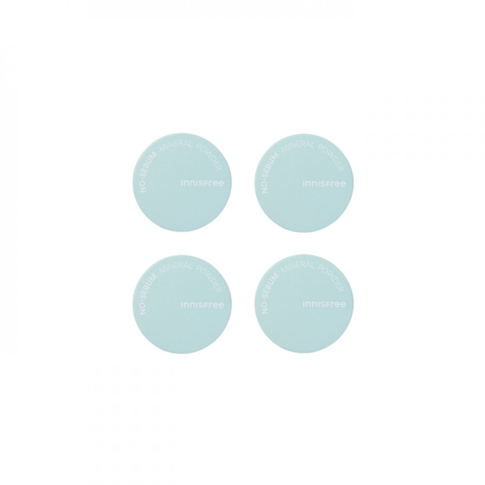 innisfree - No-Sebum Mineral Powder (New Version) - 5g (4ea) Set