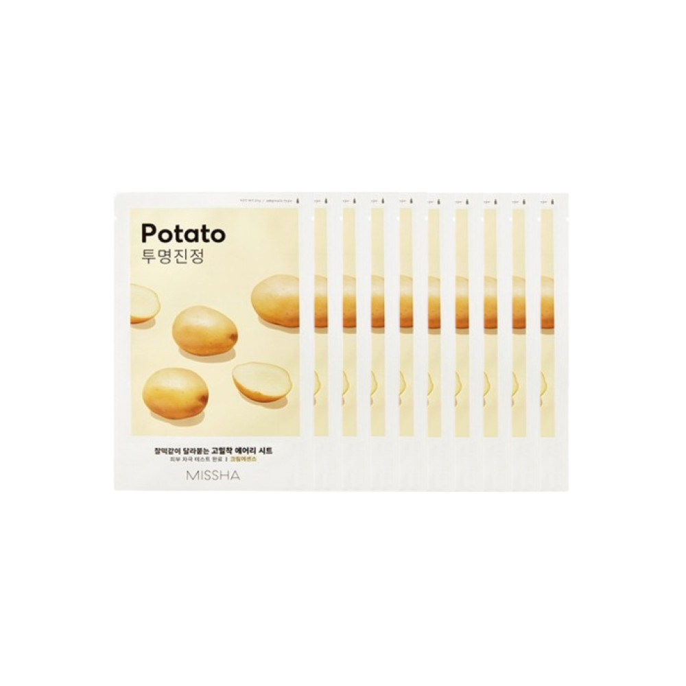 MISSHA - Airy Fit Sheet Mask - Potato - 1pc (10ea) Set