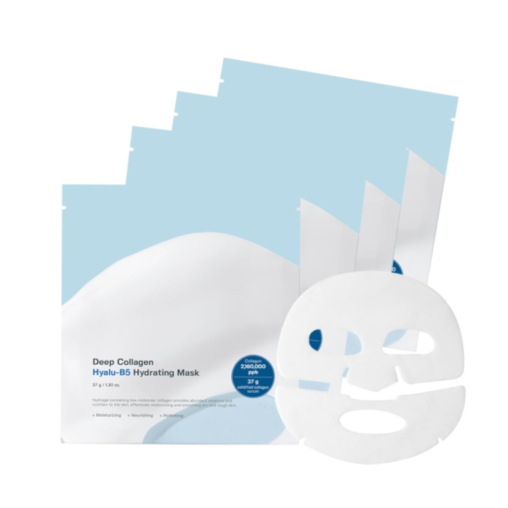 SUNGBOON EDITOR - Deep Collagen Hyalu-B5 Hydrating Mask - 4pcs
