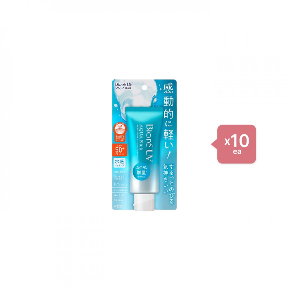 Kao - Biore UV Aqua Rich Water Essence SPF50+ PA++++ - 70g (10ea) Set