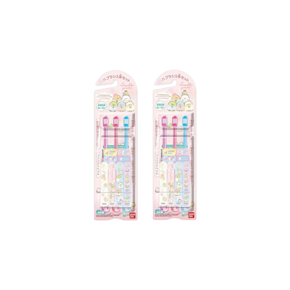 Bandai - Kids Tooth Brush - 3 pcs - Sumikko Gurashi (2ea) Set