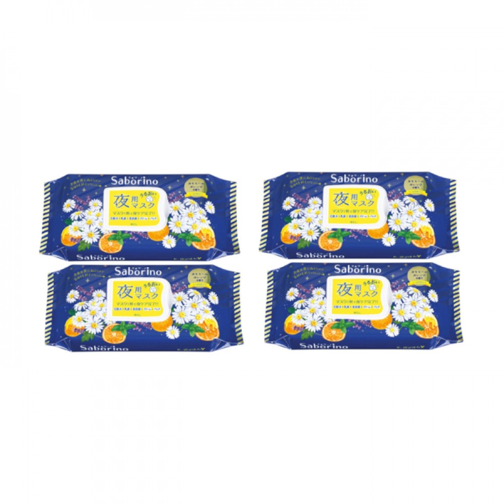 BCL - Saborino Mask - Saborino Night Mask - Chamomile Orange - 28pc (4ea) Set