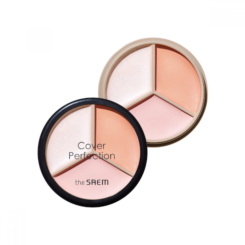 The Saem - Cover Perfection Triple Pot Concealer - 4.5g*3