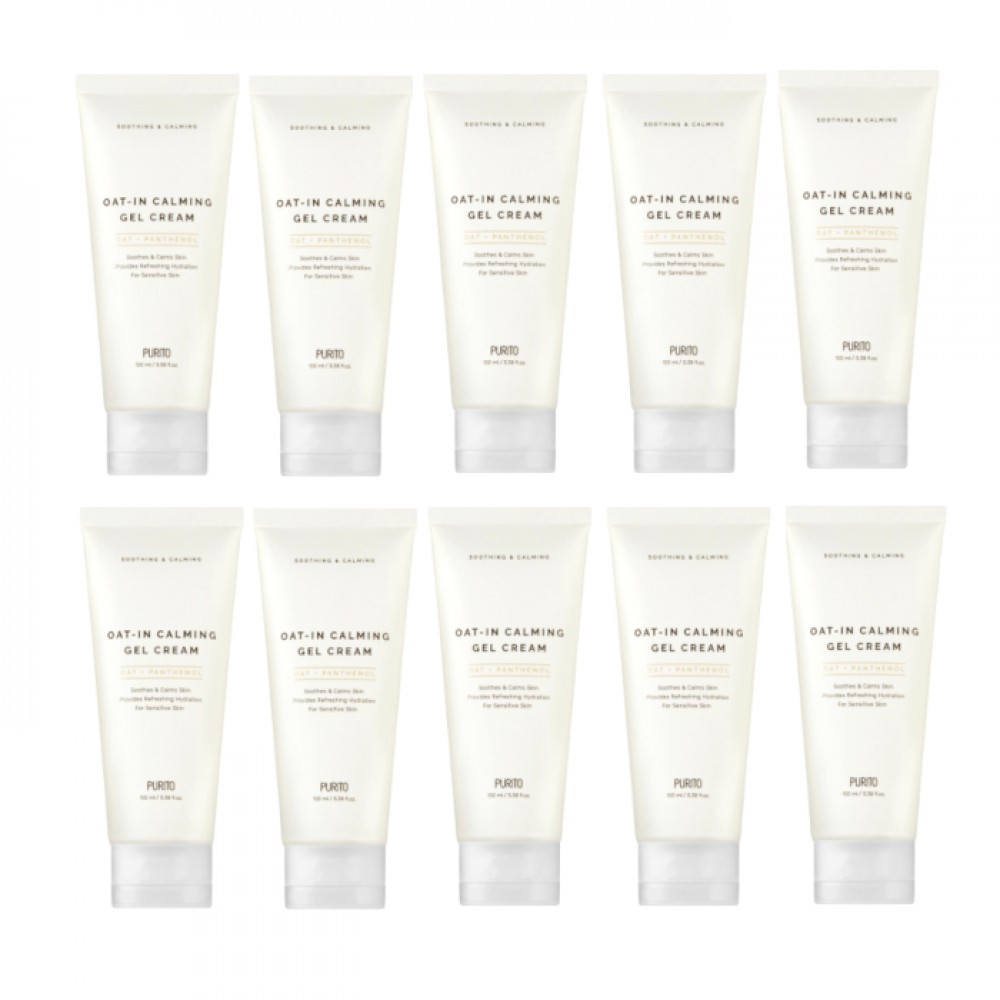 Purito SEOUL - Oat-In Calming Gel Cream - 100ml (10ea) Set