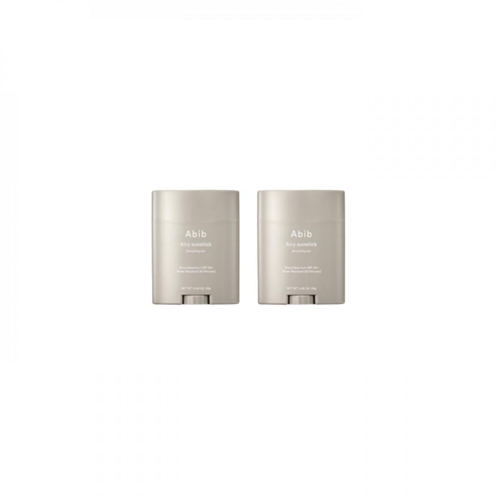Abib Airy Sunstick Smoothing Bar SPF50+ PA++++ - 23g (2ea) Set