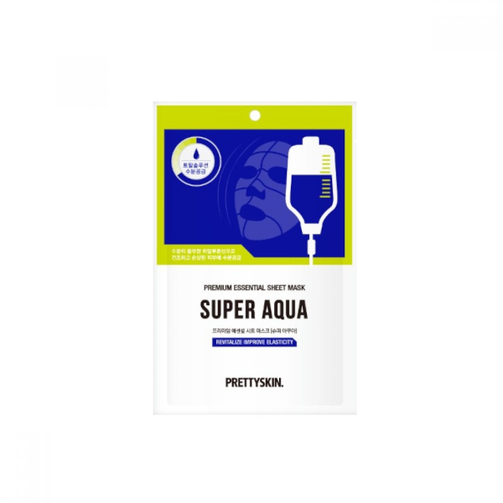 PRETTYSKIN - Premium Essential Sheet Mask Super Aqua - 1pc