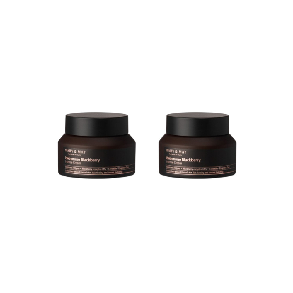 Mary&May - Idebenone + Blackberry Complex Intensive Total Care Cream - 70g (2ea) Set