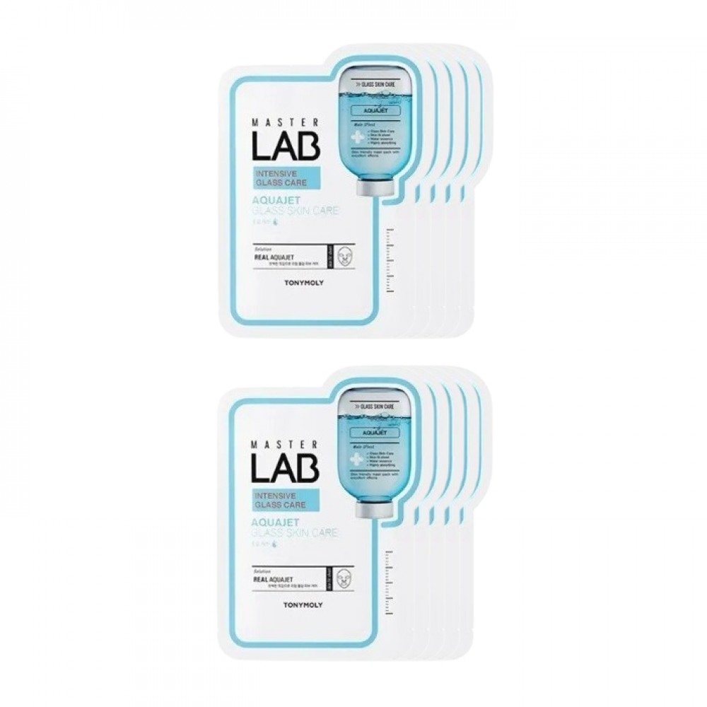 TONYMOLY - Master Lab Real Mask Sheet - Aquajet 10pcs Set