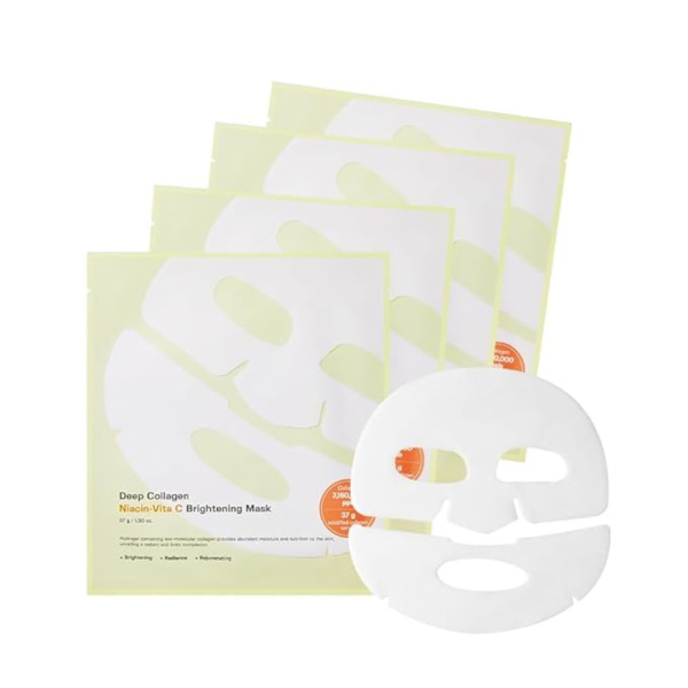 SUNGBOON EDITOR - Deep Collagen Niacin-Vita C Brightening Mask - 4pcs