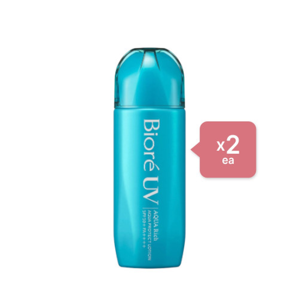 Kao - Biore UV Aqua Rich Aqua Protect Lotion SPF50+ PA ++++ - 70ml - 2pcs