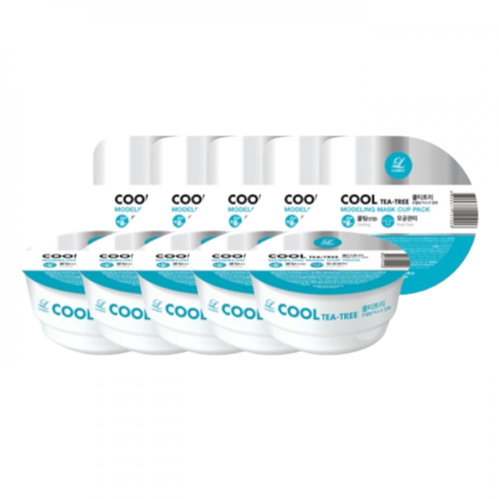 LINDSAY - Modeling Mask Cup Pack - 28g - Cool Tea-Tree (5ea) Set