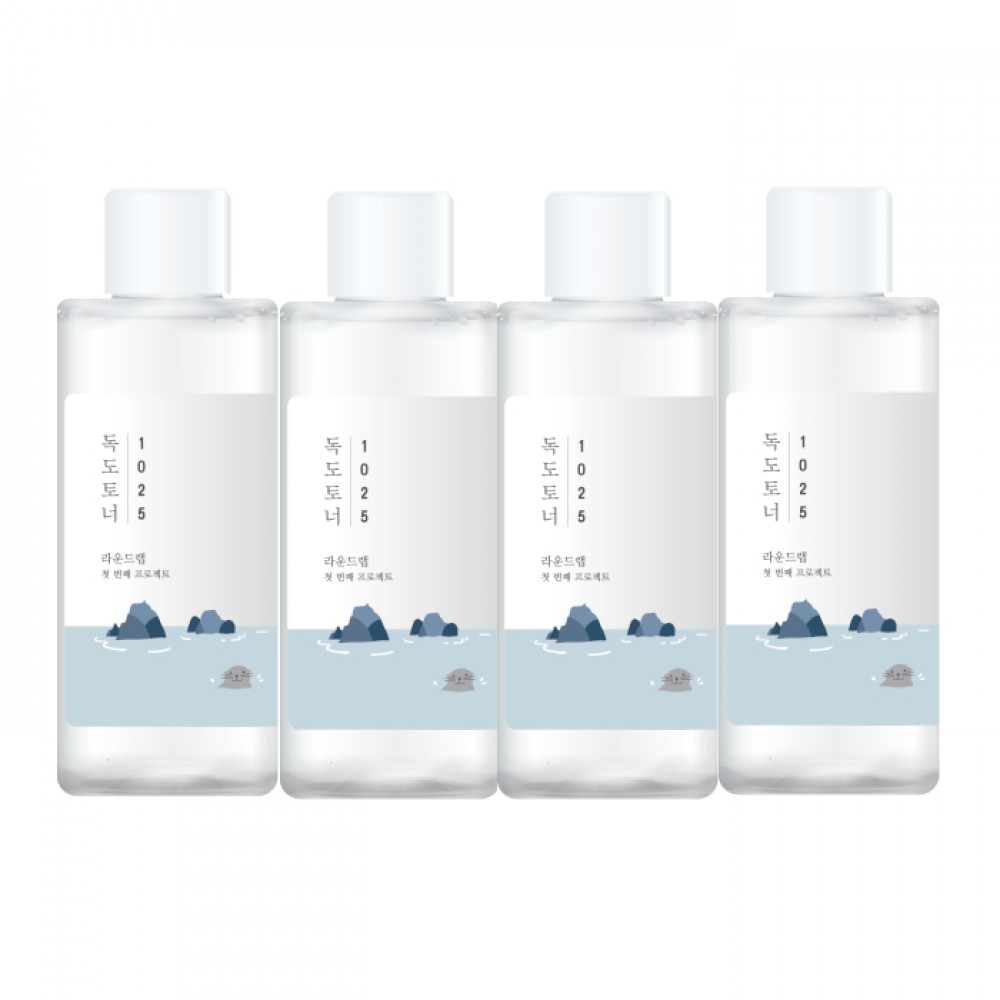 Round Lab - 1025 Dokdo Toner - 100ml (4ea) Set