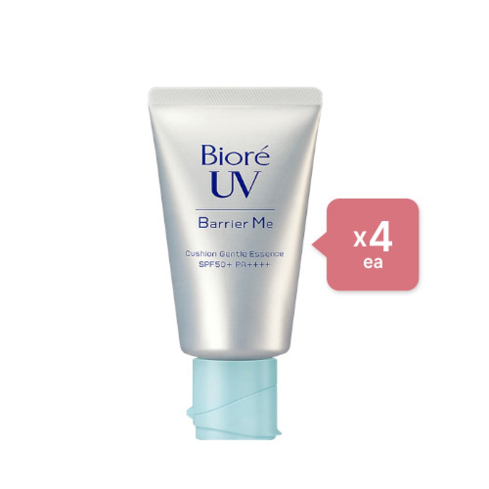 Kao - Biore UV Barrier Me Cushion Gentle Essence SPF50+ PA++++ - 60g - 4pcs