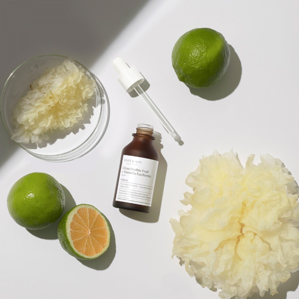 Mary&May - Citrus Unshiu+Tremella Fuciformis Serum - 30ml