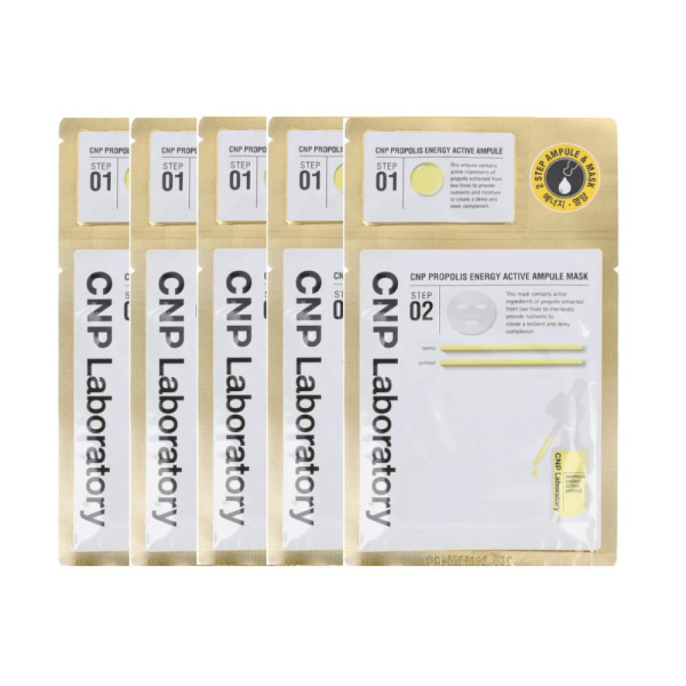 CNP LABORATORY - Propolis Energy Ampule Mask - 5pcs