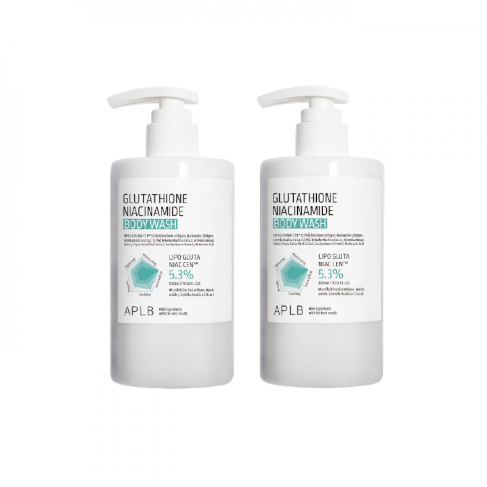 APLB - Glutathione Niacinamide Body Wash - 300ml (2ea) Set